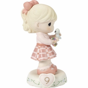 Growing In Grace Age 9 Blonde Girl Figurine Decorative Mirror,Home Decor Mirror
