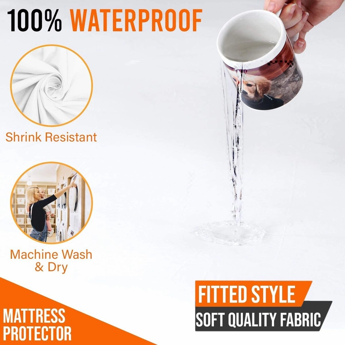 Guardmax Fitted Waterproof Mattress Protector
