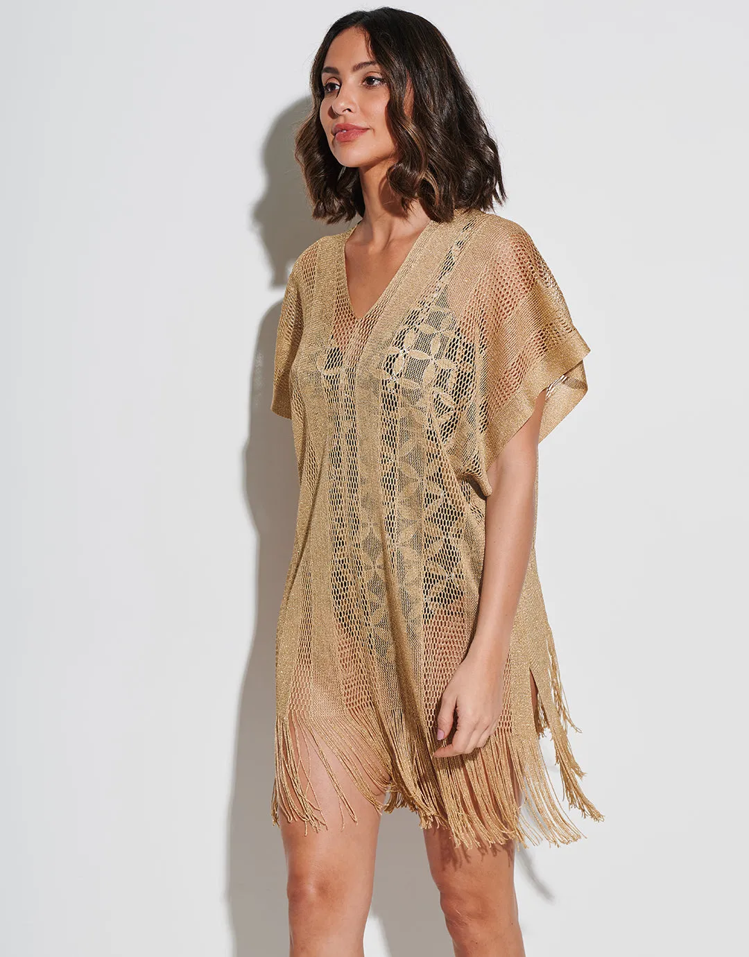 Guayana Metallic Tunic - Gold