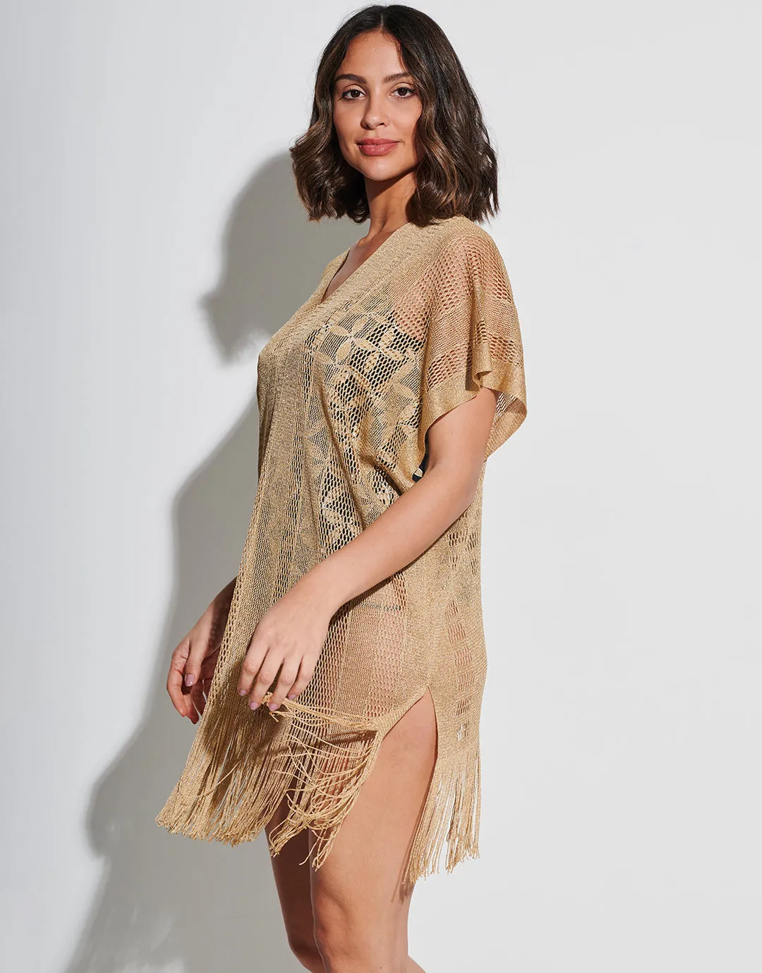 Guayana Metallic Tunic - Gold