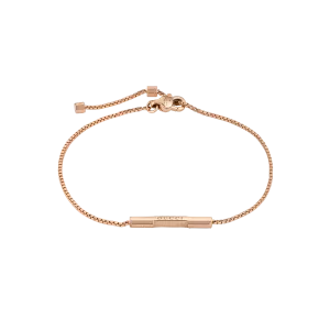 Gucci Link to Love 18ct Rose Gold Bracelet with Gucci Bar