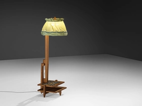 Guillerme & Chambron Floor Lamp with Integrated Side Table Knife Set,Kitchen Knives