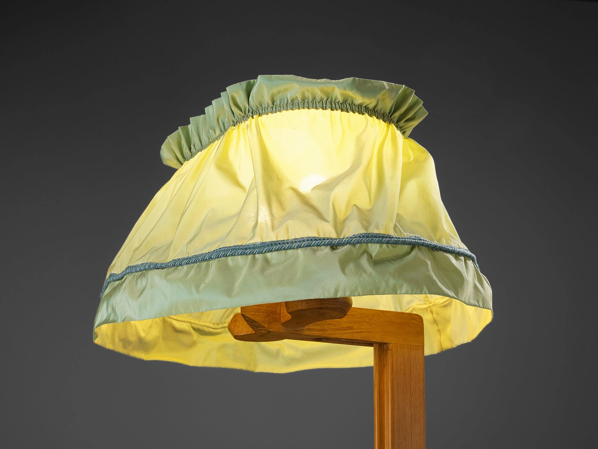 Guillerme & Chambron Floor Lamp with Integrated Side Table