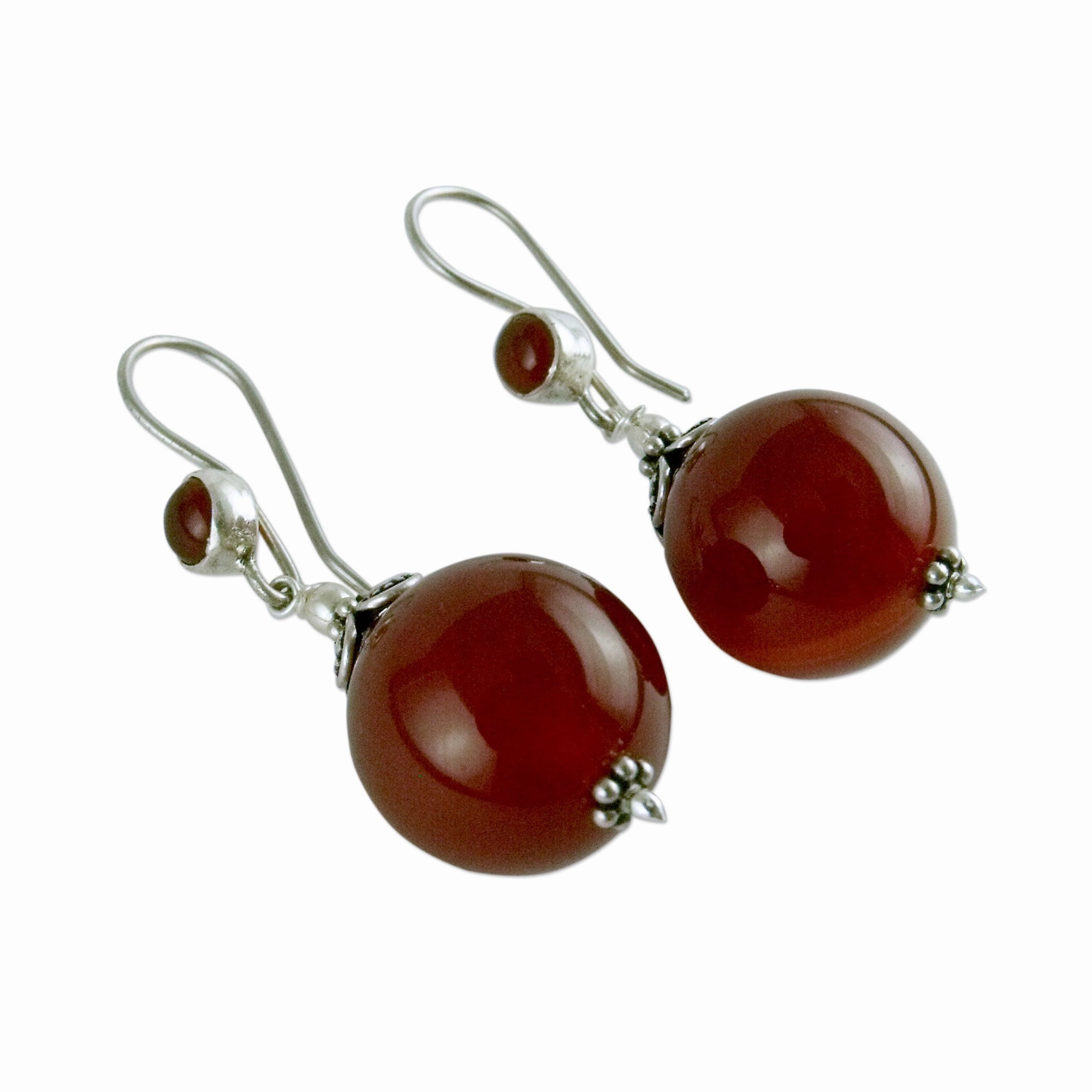 Gujurati Ode Carnelian Dangle Earrings