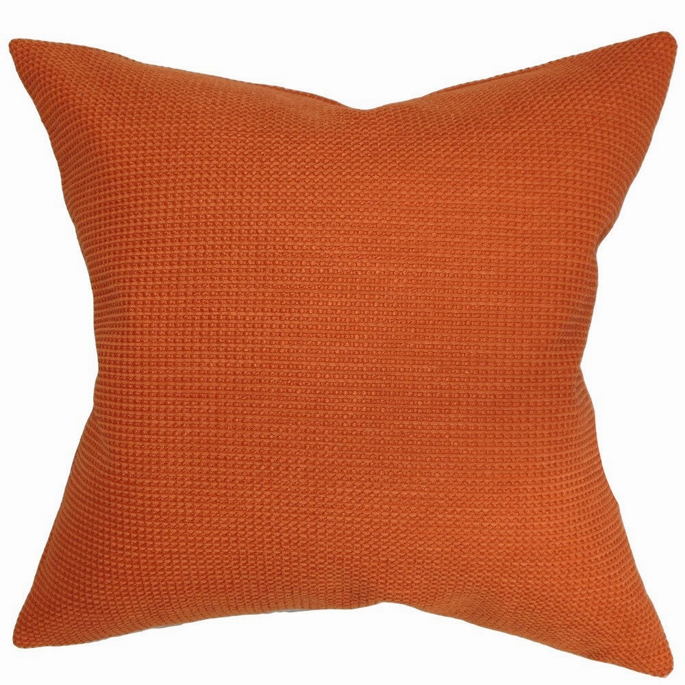 Gumamela Solid Euro Sham Papaya pillowcases,cotton pillow covers,bed linen