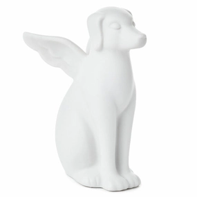 Hallmark Dog Angel Figurine, 4.25" Decorative Mirror,Home Decor Mirror