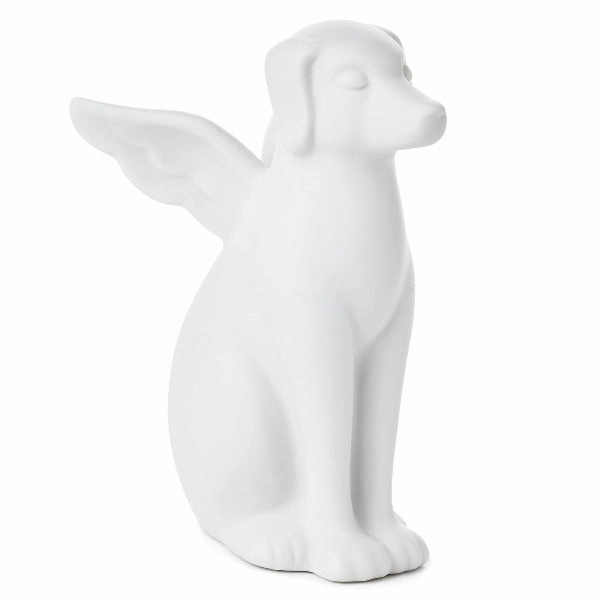 Hallmark Dog Angel Figurine, 4.25" Decorative Mirror,Home Decor Mirror