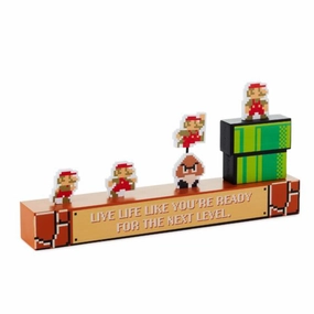 Hallmark Nintendo Super Mario Bros. Mario Next Level Sculpted Sentiment Figurine Decorative Mirror,Home Decor Mirror