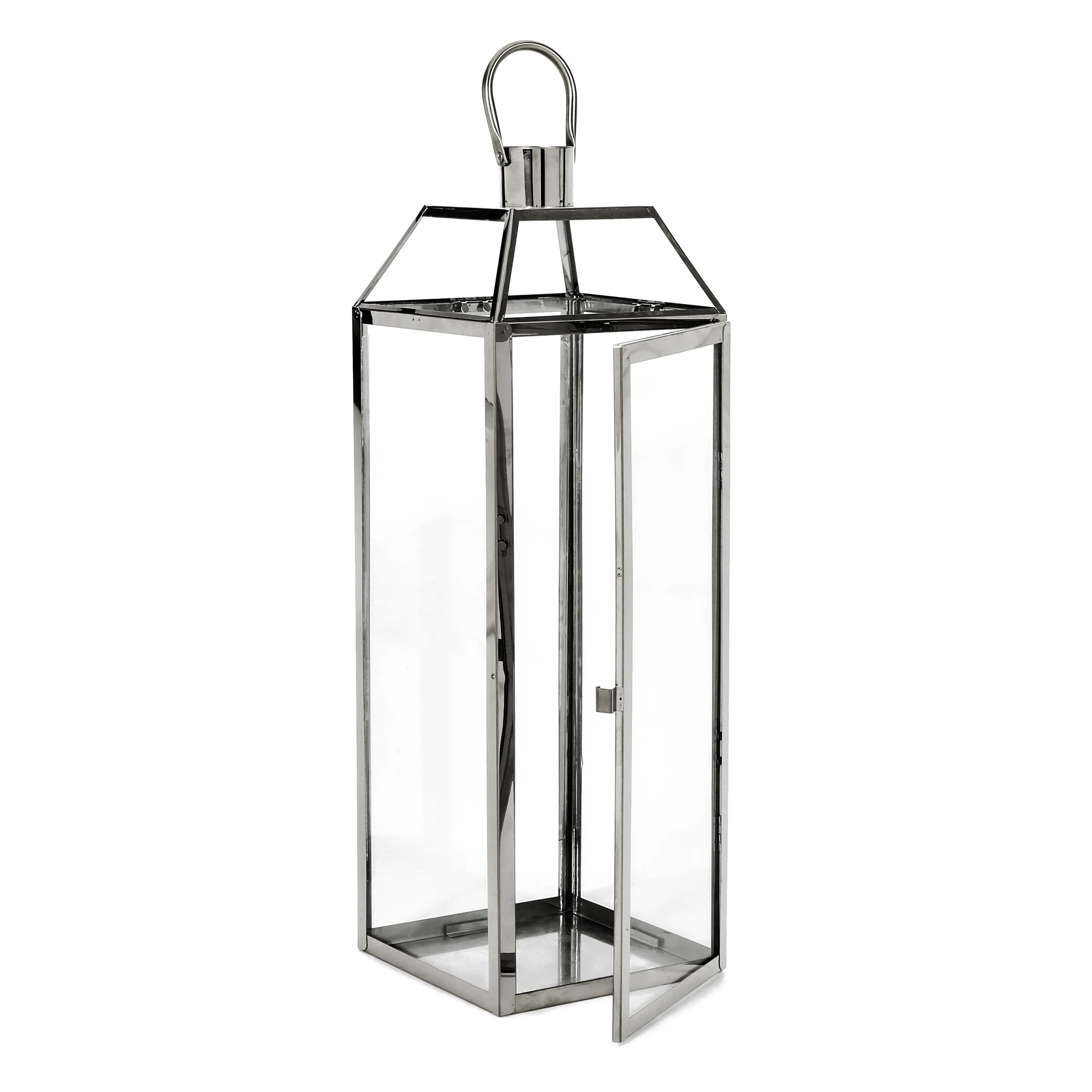 Hamel 22" Modern Stainless Steel Lantern