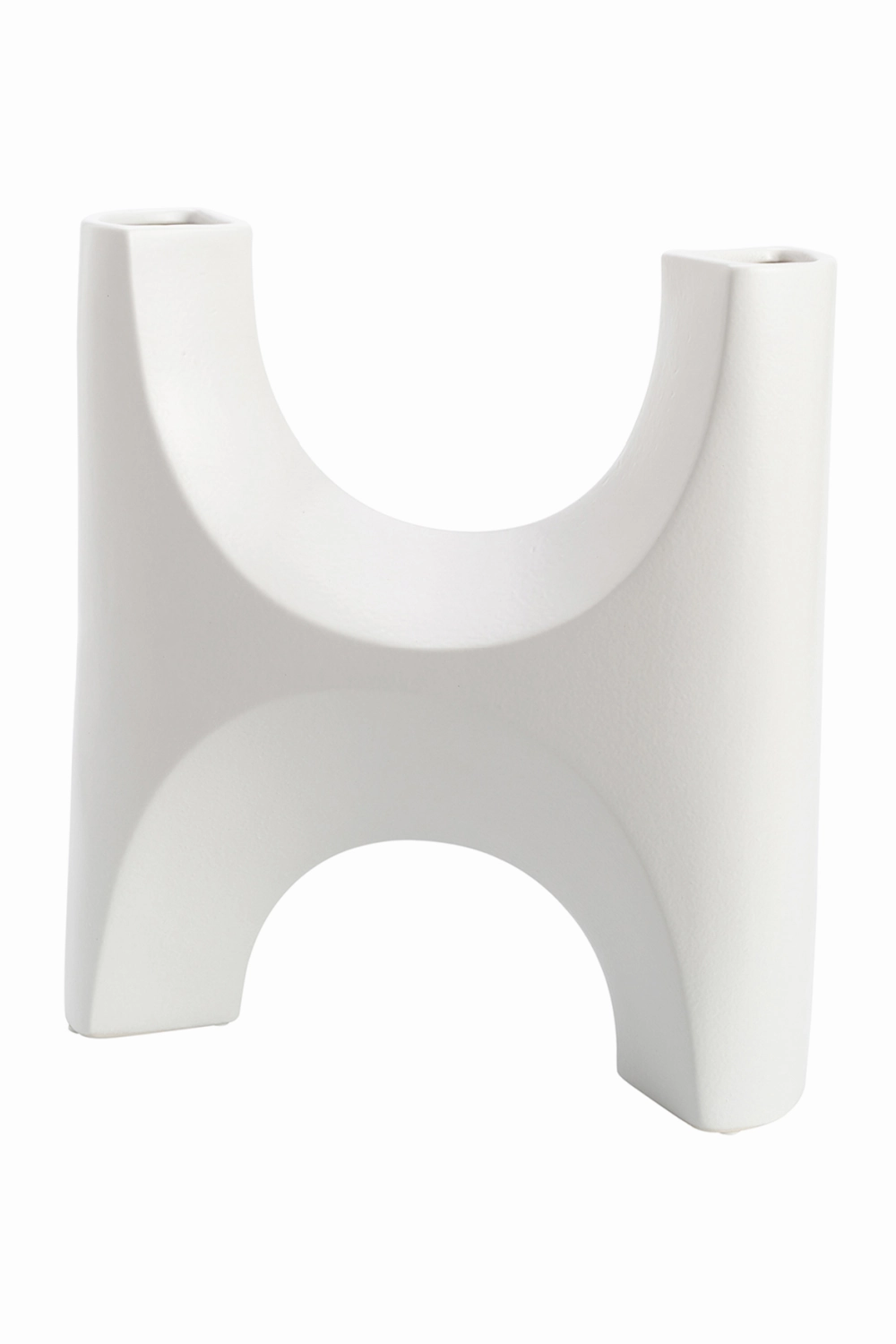 Hand-Glazed White Ceramic Vase | Liang & Eimil Savier Vase,Glass Vase