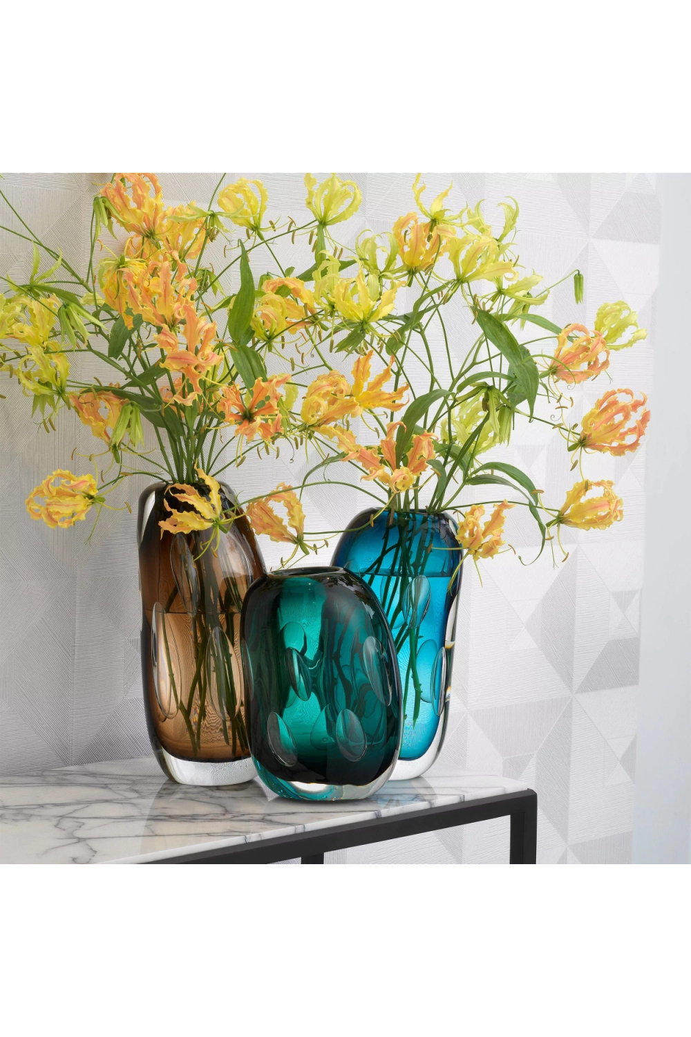 Handblown Glass Vase | Eichholtz Sianni S