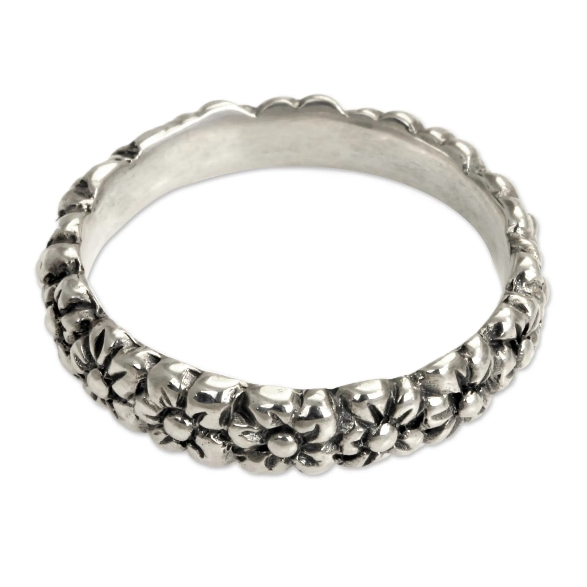 Handmade Sterling Silver Daisy Ring