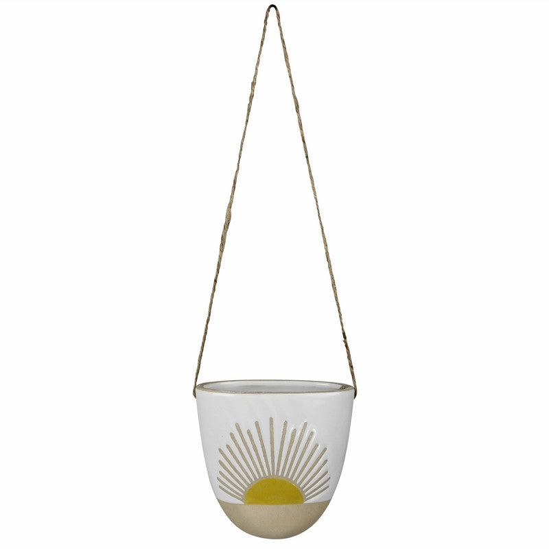 Hanging Vase with Sun, Ceramic