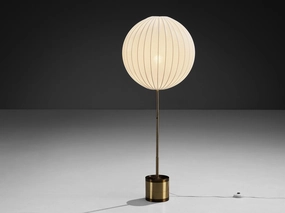Hans Agne Jakobsson 'Balloon' Floor Lamp with Off-White Shade Knife Set,Kitchen Knives