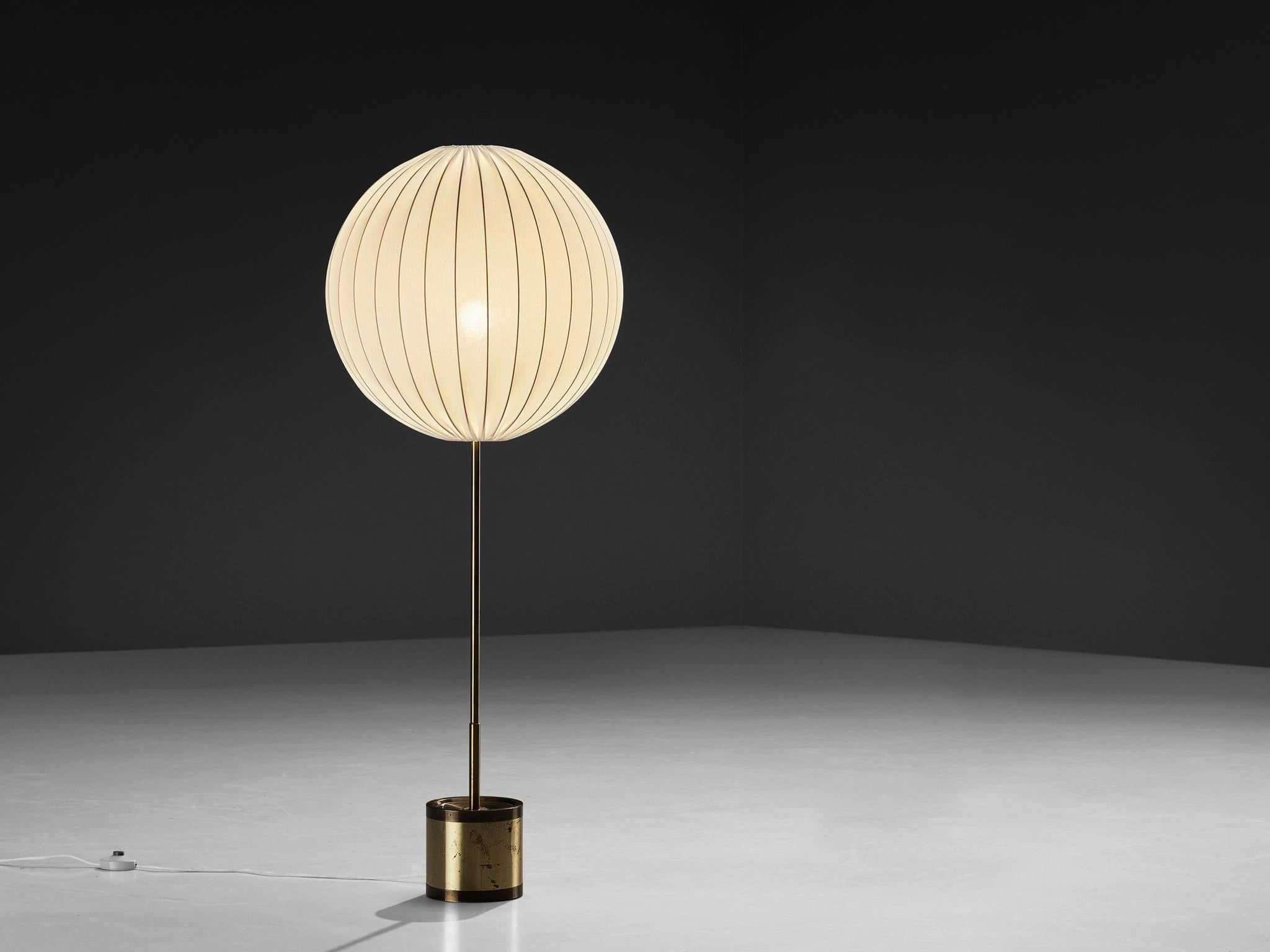 Hans Agne Jakobsson 'Balloon' Floor Lamp with Off-White Shade