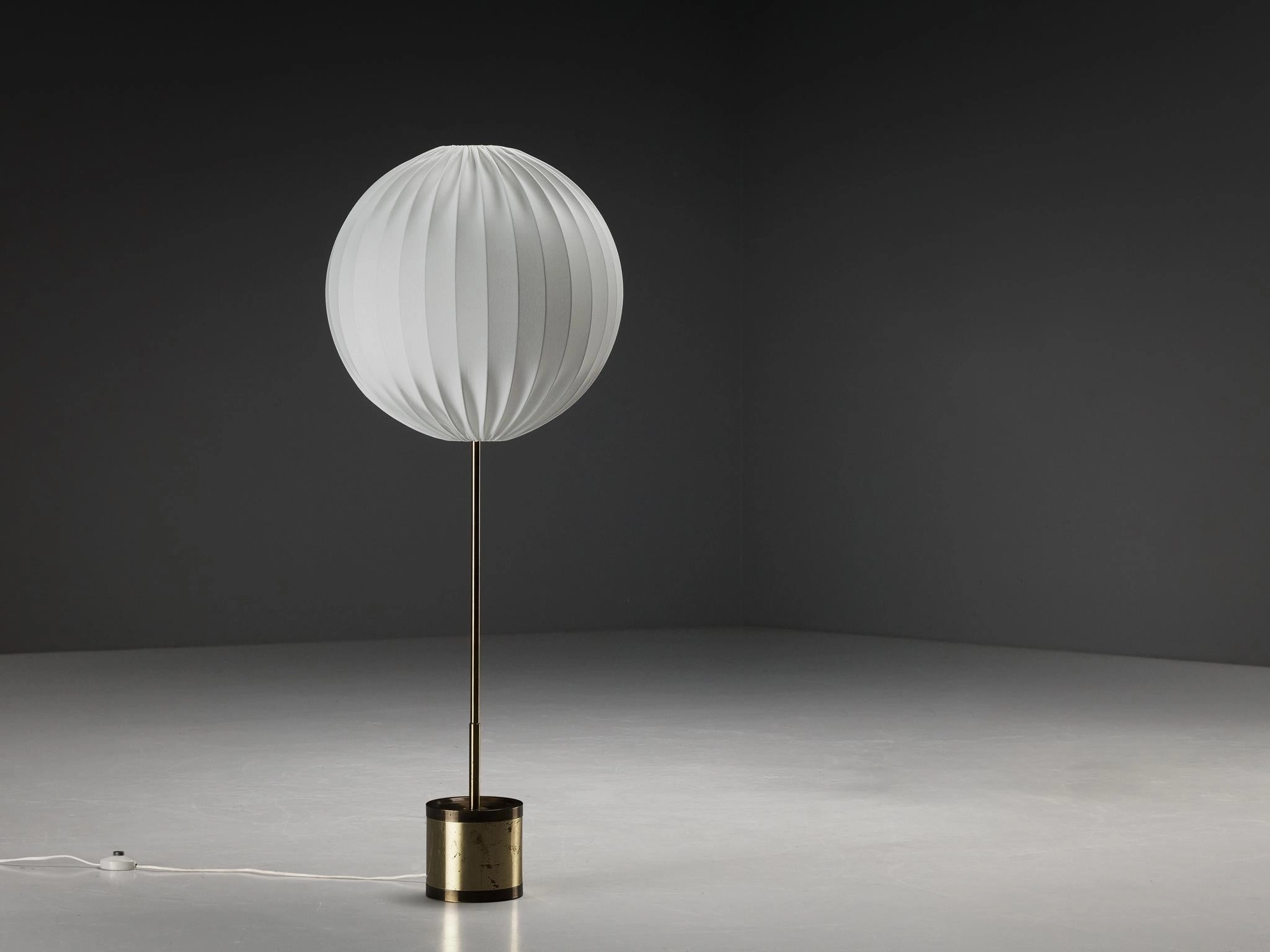 Hans Agne Jakobsson 'Balloon' Floor Lamp with Off-White Shade