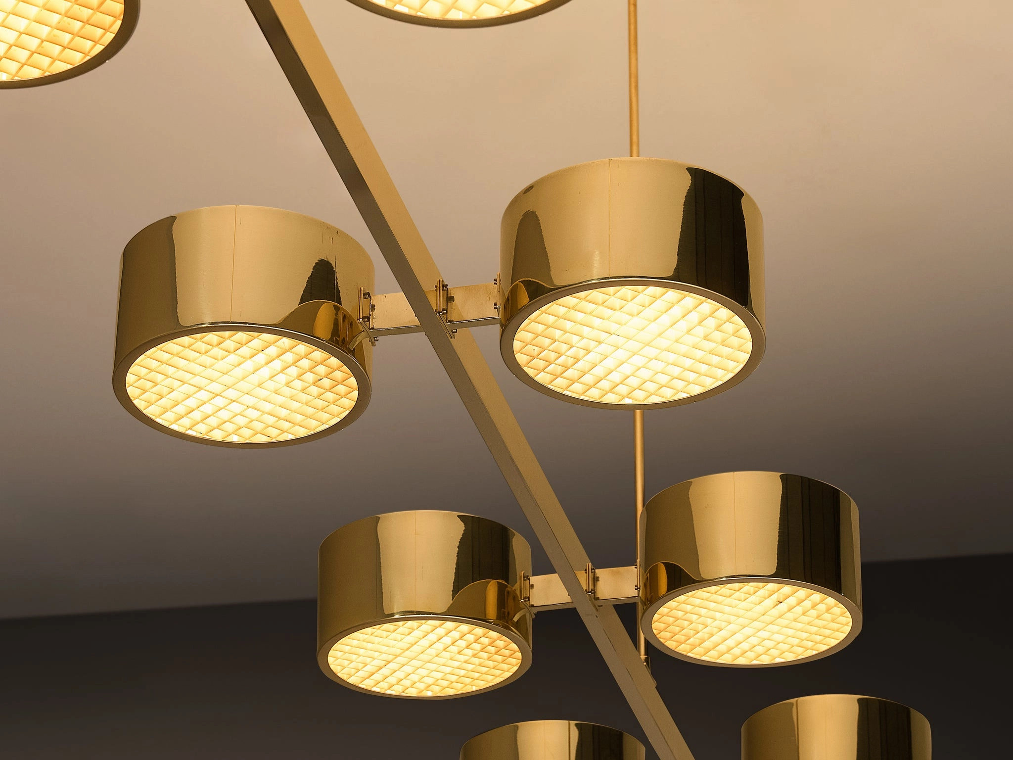 Hans-Agne Jakobsson 'T 261/12' Chandelier in Brass