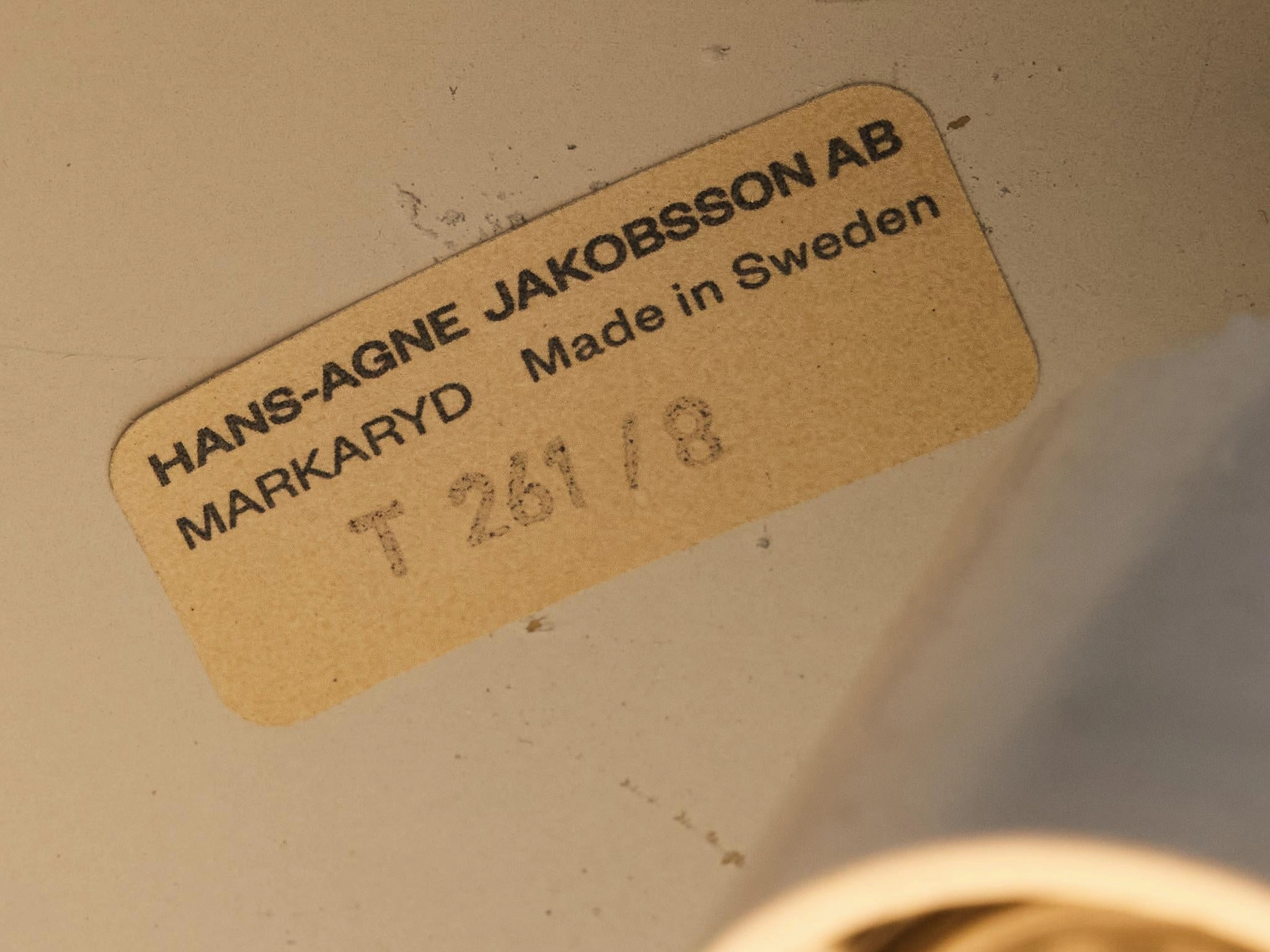 Hans-Agne Jakobsson 'T 261/8' Chandelier in Brass