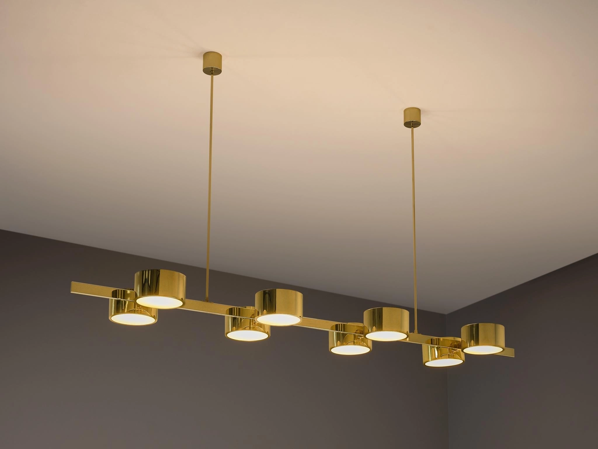 Hans-Agne Jakobsson 'T 261/8' Chandelier in Brass