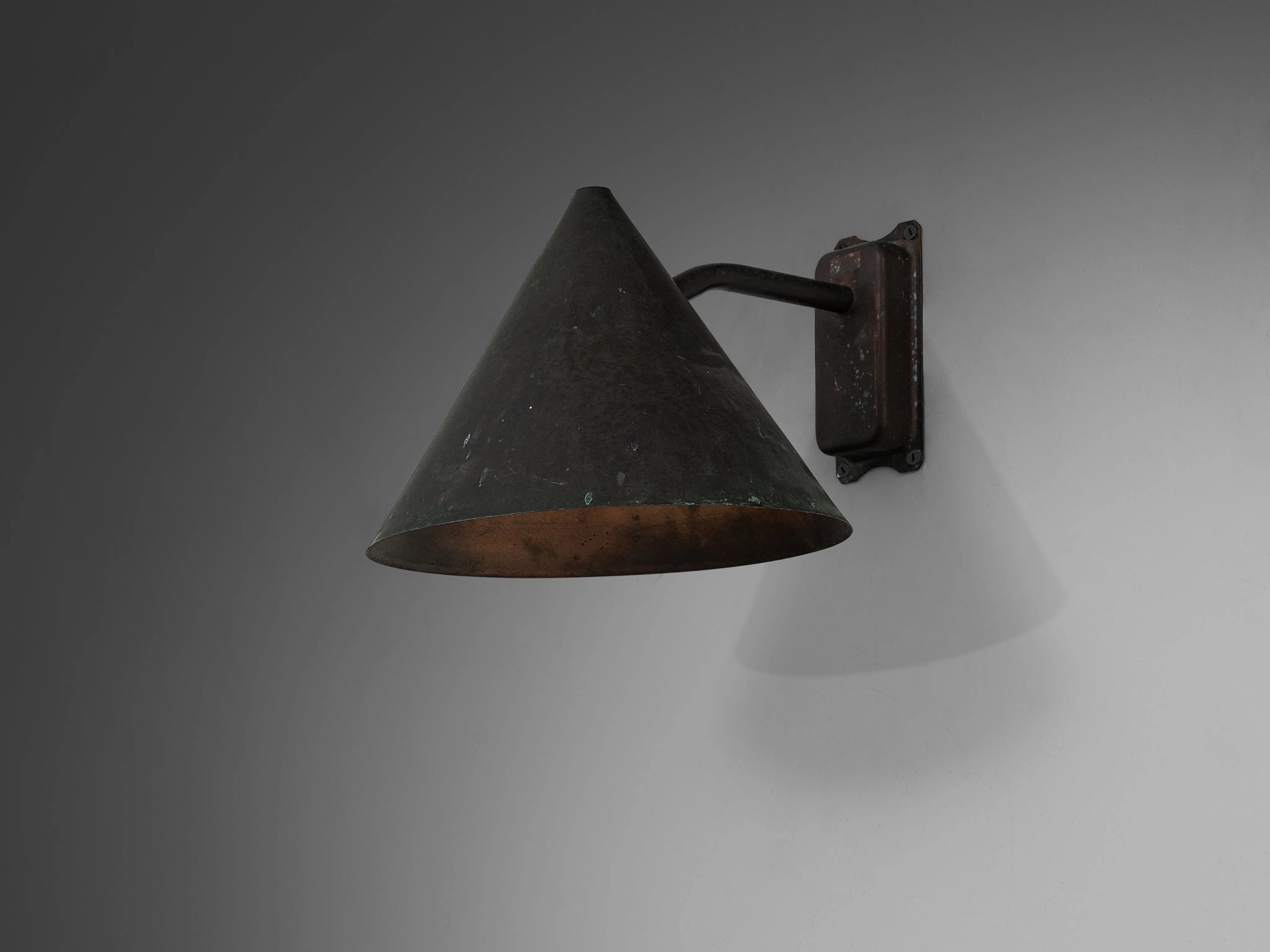 Hans-Agne Jakobsson 'Tratten' Copper Wall Light