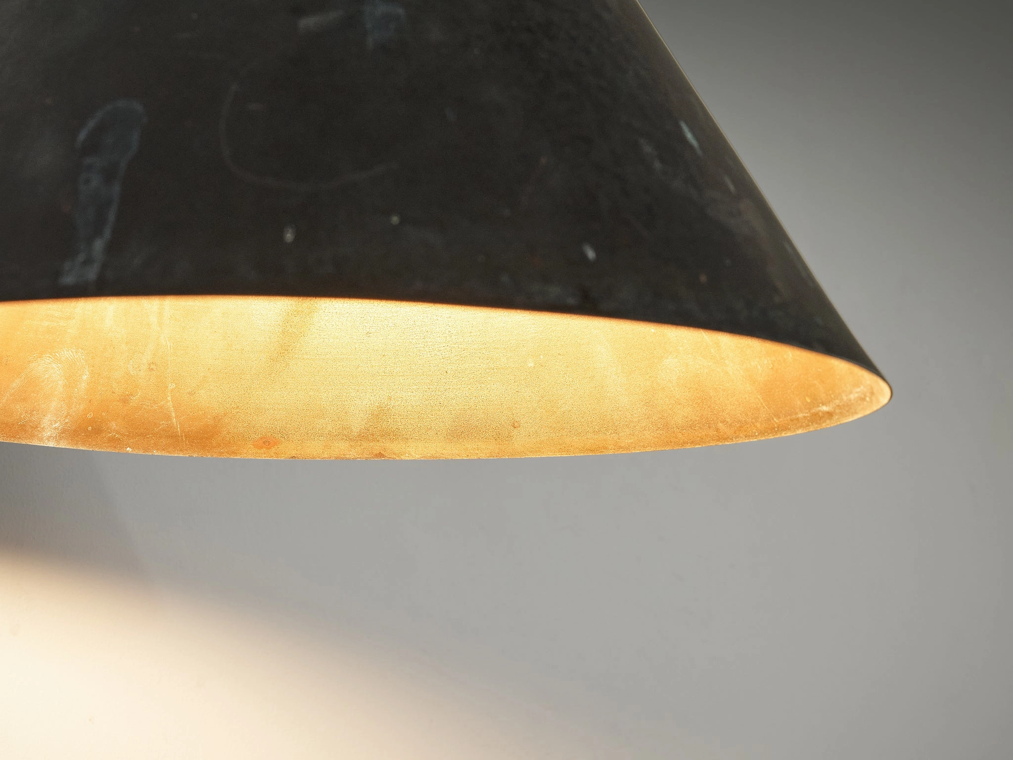Hans-Agne Jakobsson 'Tratten' Copper Wall Light
