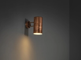 Hans-Agne Jakobsson Rulle Wall Light in Patinated Copper Knife Set,Kitchen Knives