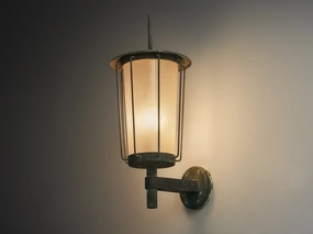 Hans Bergstrm for Atelj Lyktan 'Knight' Wall Light in Copper and Blown Glass Knife Set,Kitchen Knives