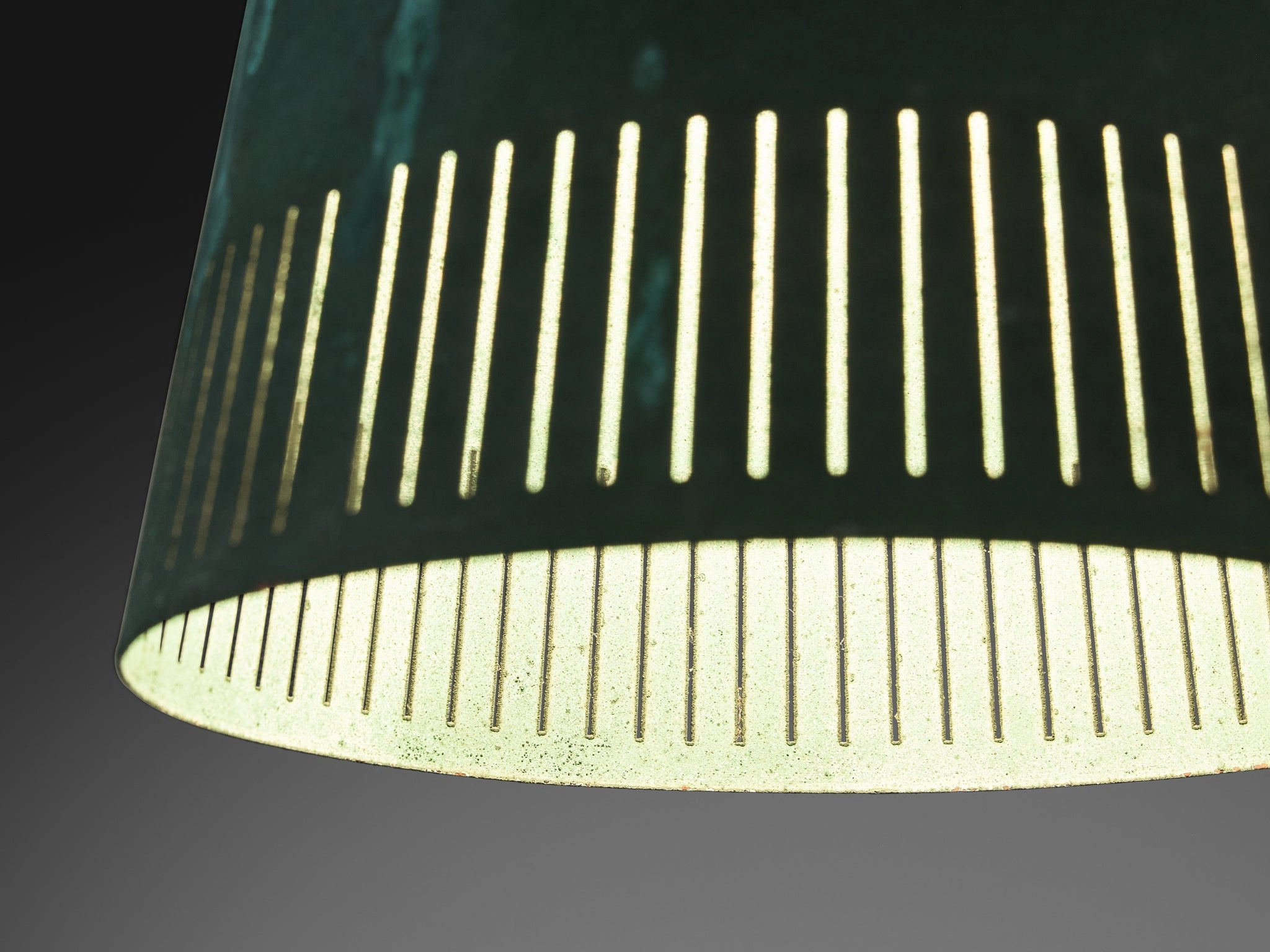Hans Bergstrm for Atelj Lyktan Pendant in Patinated Copper