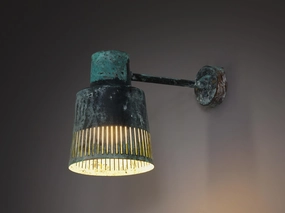 Hans Bergstrm for Atelj Lyktan Wall Light in Patinated Copper Knife Set,Kitchen Knives