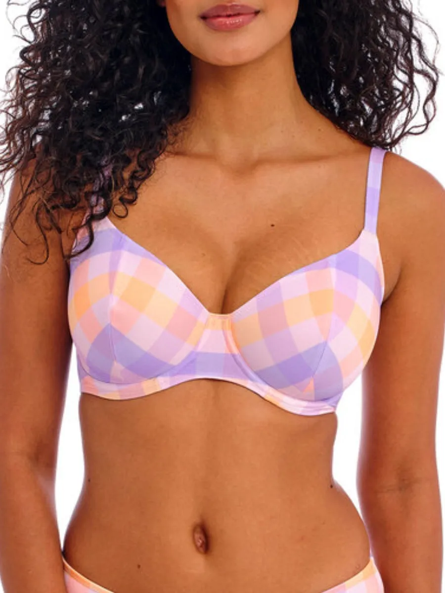 Harbour Island Plunge Bikini Top - Sorbet