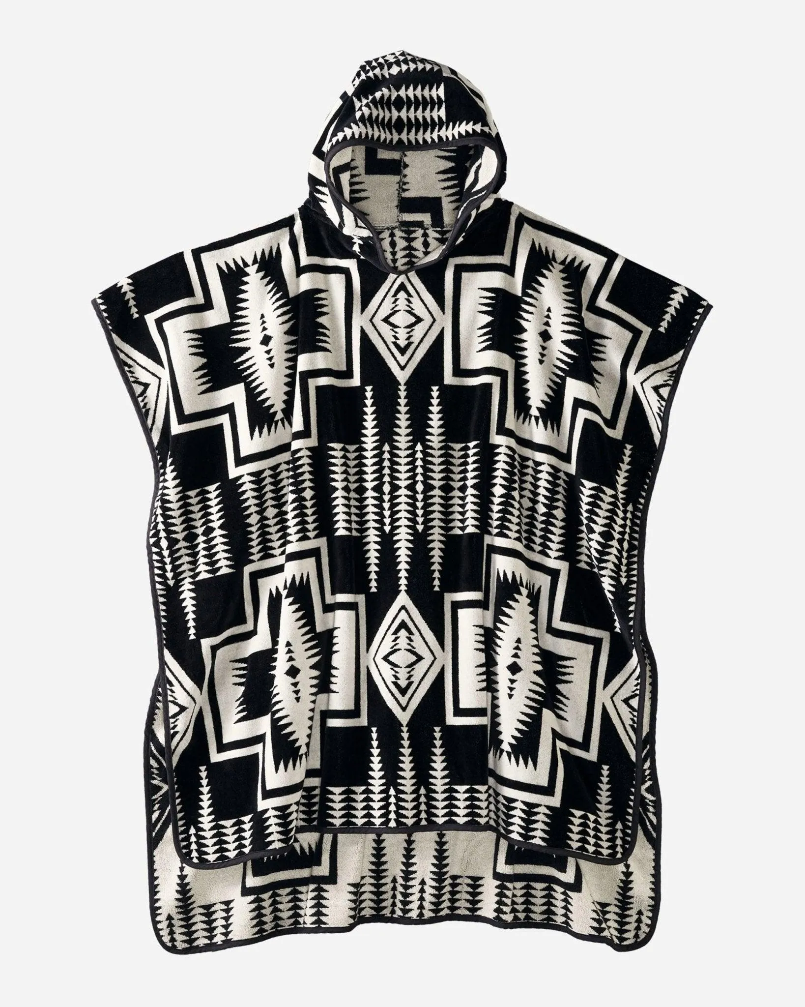 Harding Black/White Hooded Towels