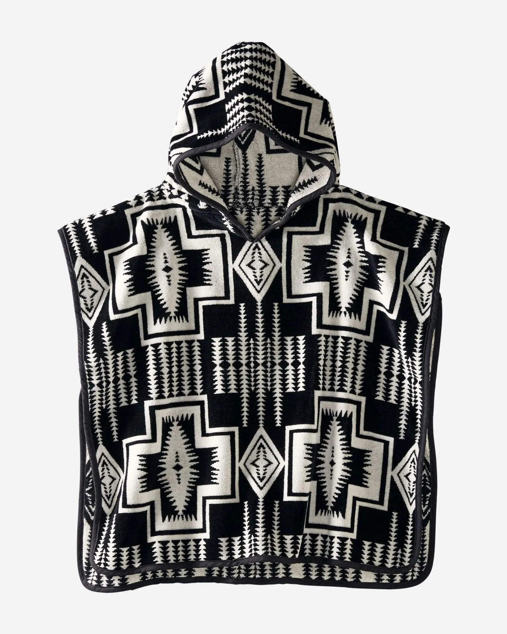 Harding Black/White Hooded Towels