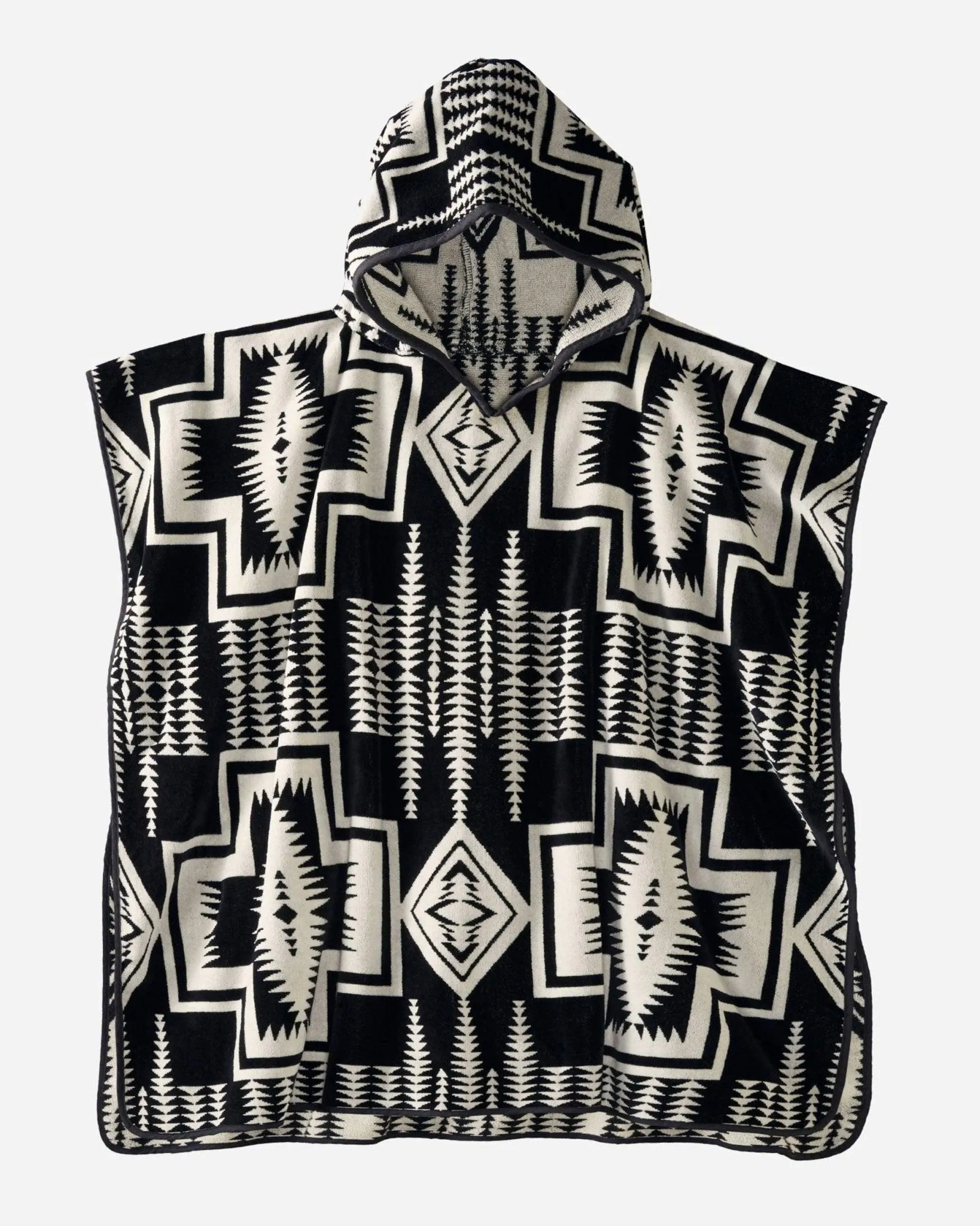 Harding Black/White Hooded Towels