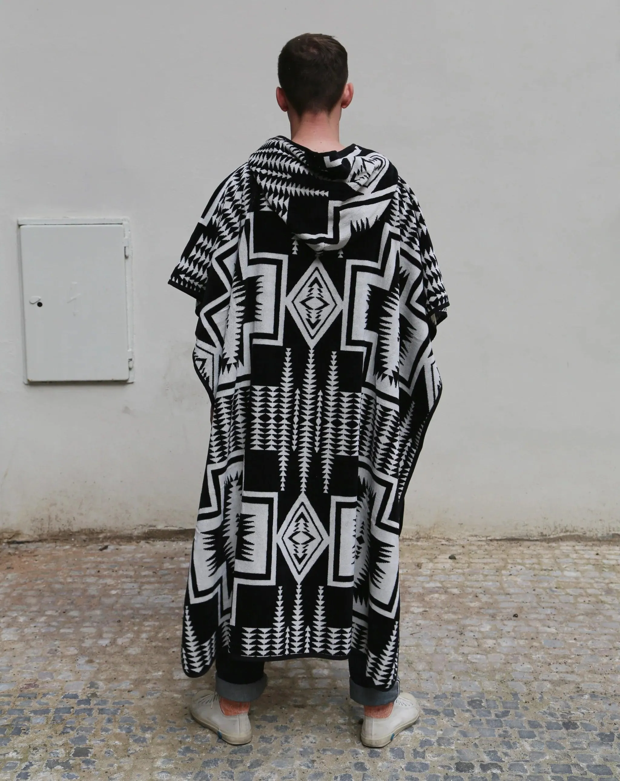 Harding Black/White Hooded Towels bath towels, hand towels
