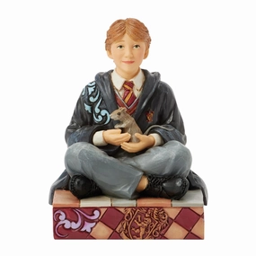 Harry Potter Jim Shore Ron with Scabbers 4.13" Figurine Decorative Mirror,Home Decor Mirror