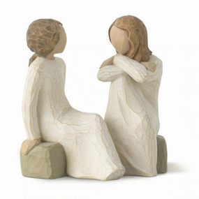 Heart and Soul Willow Tree Figurine Decorative Mirror,Home Decor Mirror
