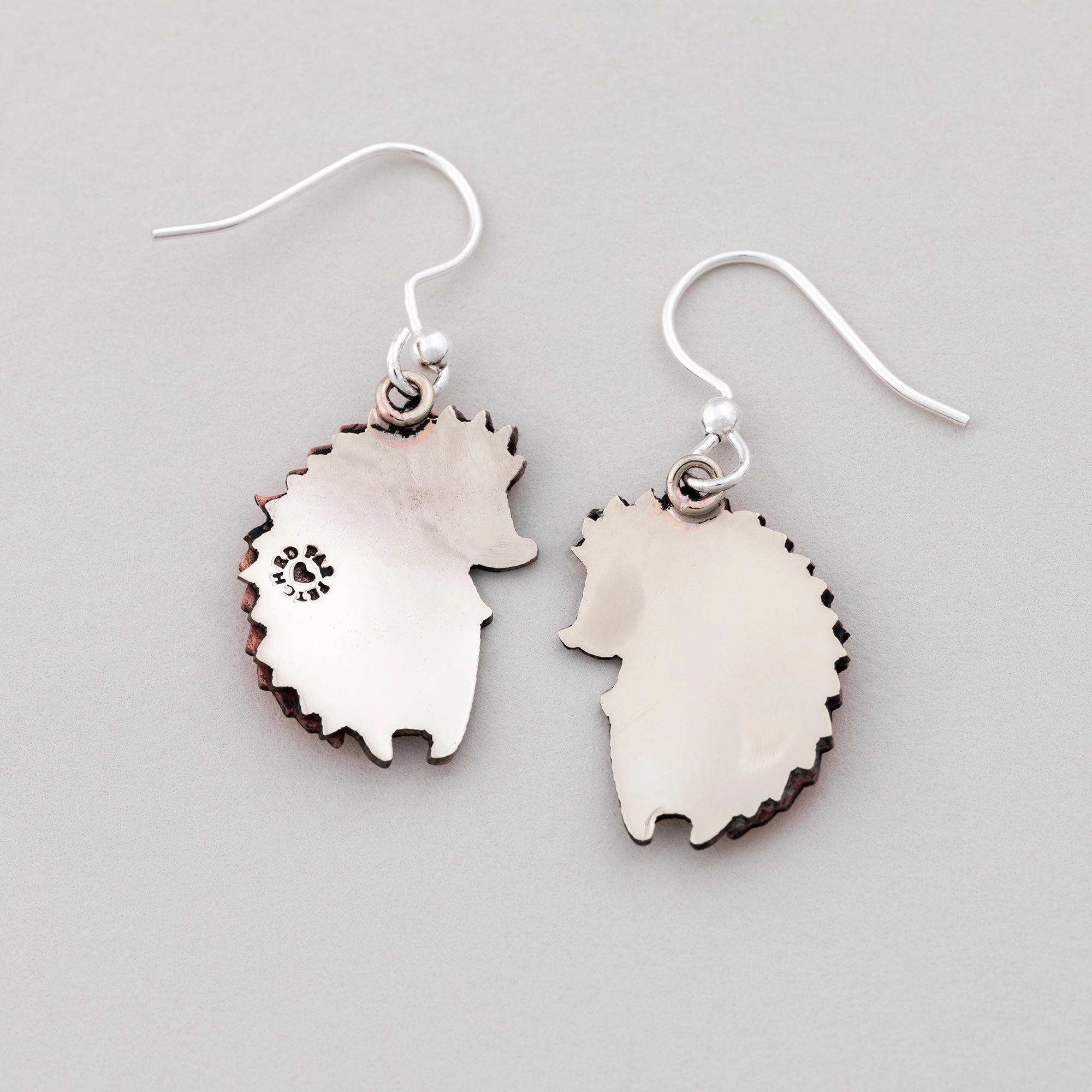 Hedgehog Mixed Metal Earrings