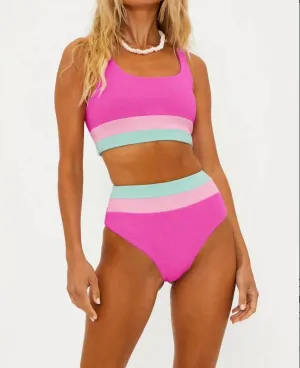 Heidi Bottom In Blossom Colorblock Scrunch