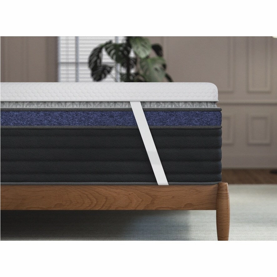 Helix Premium Memory Foam Mattress Topper with GlacioTex, Firm