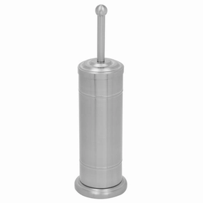Hideaway Toilet Brush with Heavy Weight Stainless Steel Handle Toilet Brush,Bathroom Cleaner