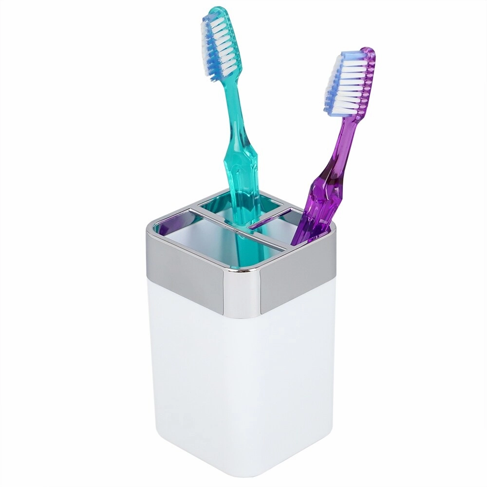 Home Basics Skylar ABS Plastic Toothbrush Holder