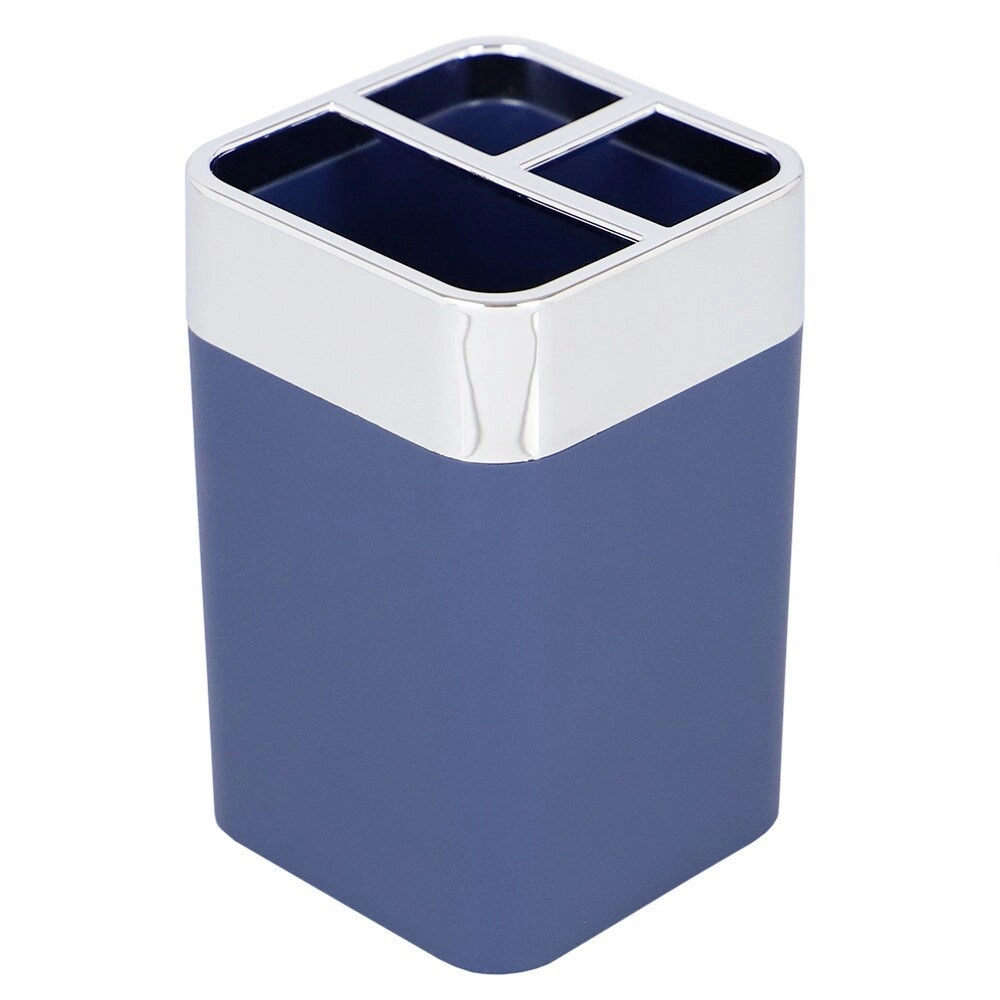 Home Basics Skylar ABS Plastic Toothbrush Holder Toothbrush Holder,Bathroom Organizer
