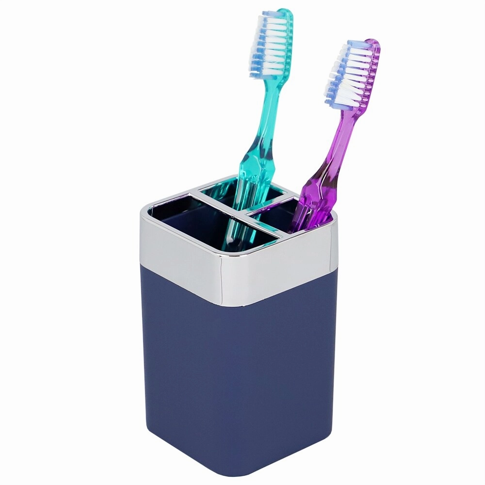 Home Basics Skylar ABS Plastic Toothbrush Holder