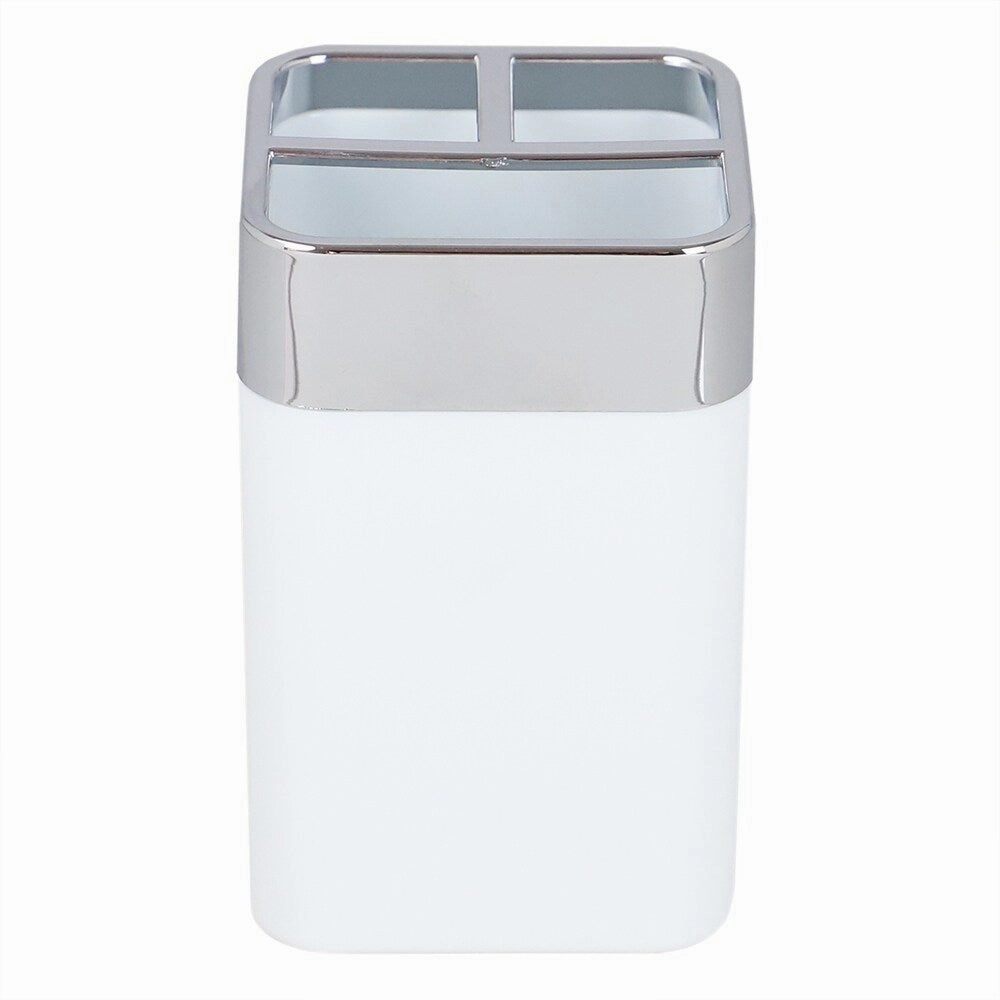 Home Basics Skylar ABS Plastic Toothbrush Holder
