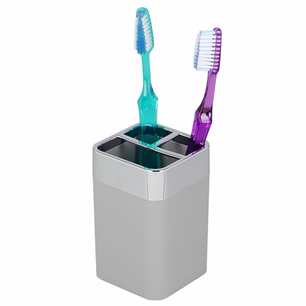 Home Basics Skylar ABS Plastic Toothbrush Holder