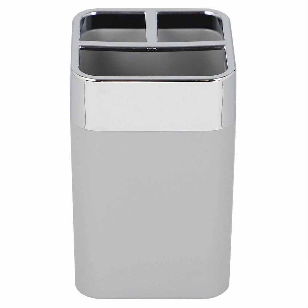 Home Basics Skylar ABS Plastic Toothbrush Holder