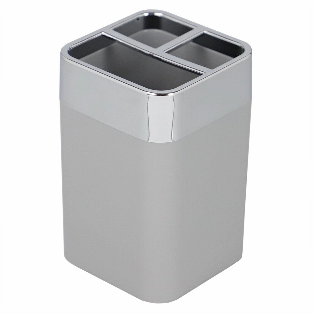 Home Basics Skylar ABS Plastic Toothbrush Holder