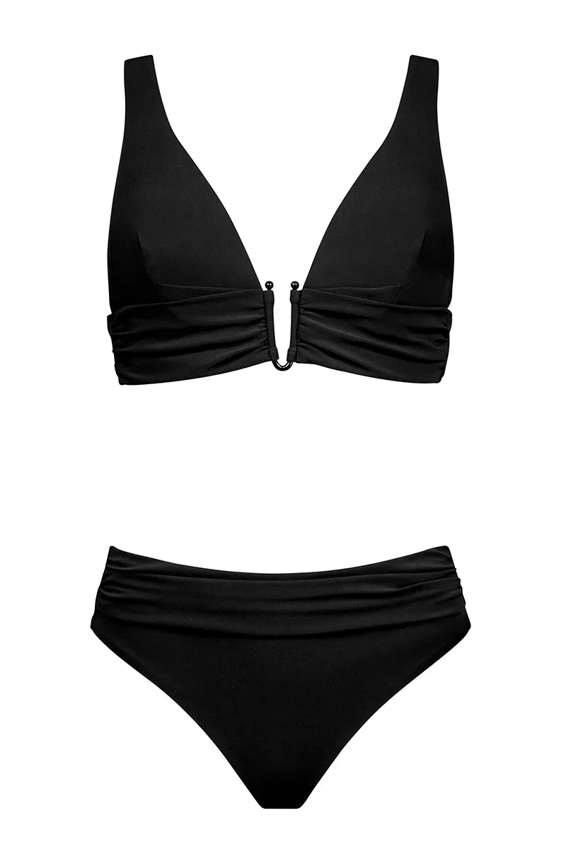 Honesty Low Plunge Bikini Set