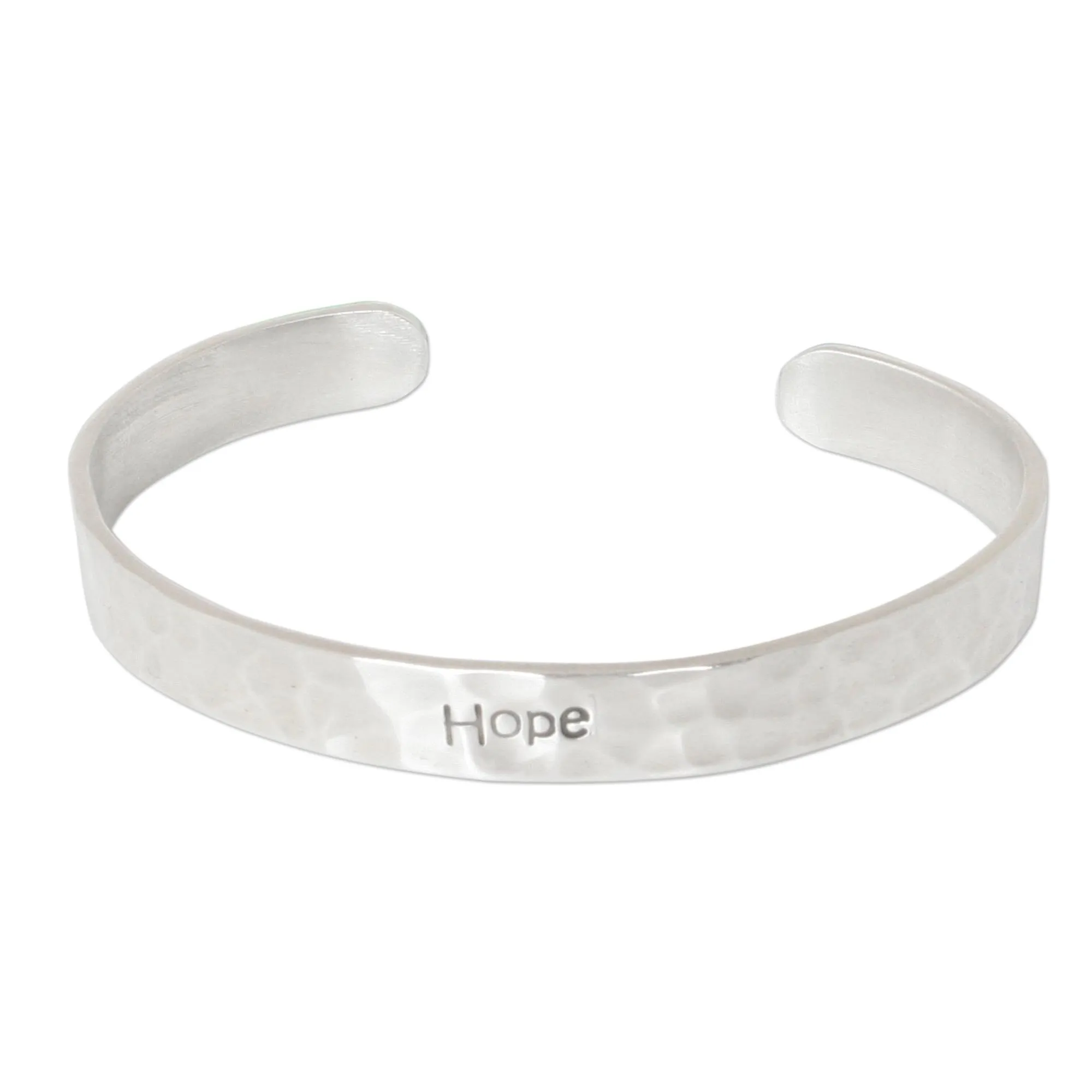Hope Sterling Silver Cuff Bracelet