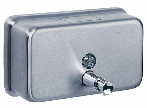 Horizontal Satin S'steel Refillable 1L Soap Dispenser Shower Curtain,Bath Curtain